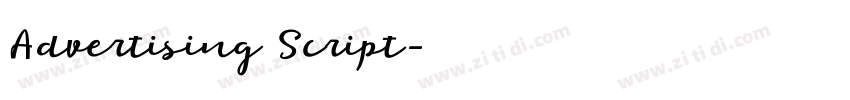 Advertising Script字体转换